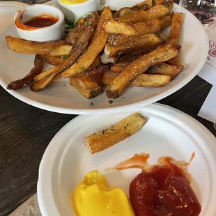 Heritage fries on happy hour