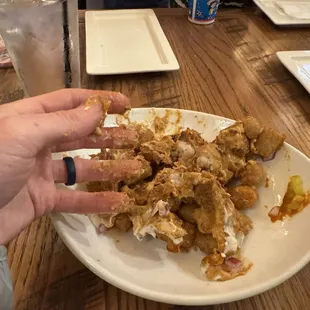 No silverware in the entire restaurant was clean so we had to eat with our hands.