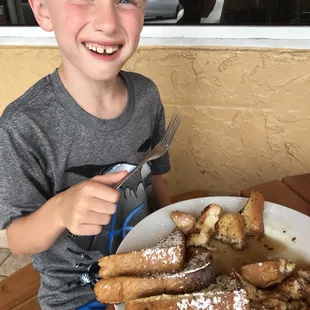 The specially is breakfast and my son who doesn&apos;t eat anything scarf down his second plate of French toast two days in a row! Only $7!