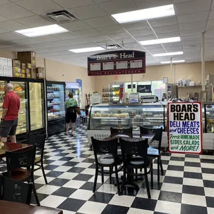 a man standing in front of the counter