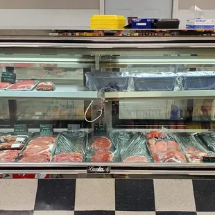 a display of meat