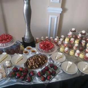 Dessert table. Tried almost everything.
