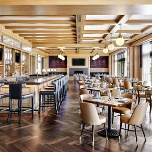 a view of the dining room