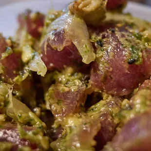 Ginger avocado ahi