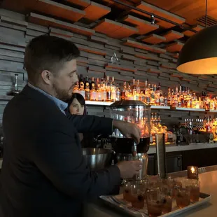 Pouring the old fashions