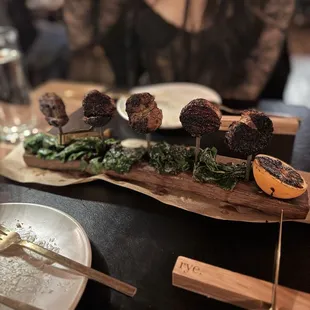 Duroc Pork Belly Lollipops