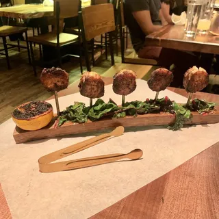 Duroc Pork Belly Lollipops