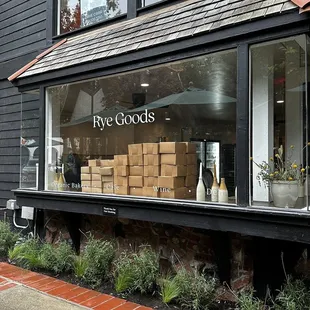 the outside of the store