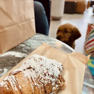 Almond croissant