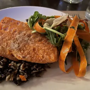 Salmo Pan-Roasted Scotch Salmon* I don&apos;t remember if it was this exact thing from the menu