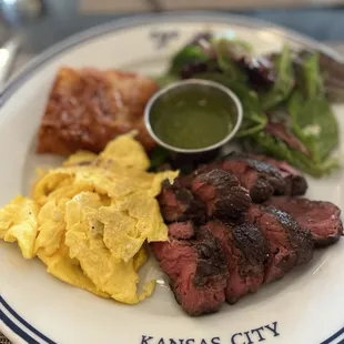 Steak and Steak &amp; Eggs no chimichurri