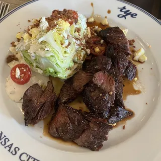 Lunch Hanger Steak Wedge Salad