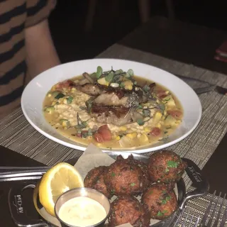 Dinner Blue Crab Hushpuppies