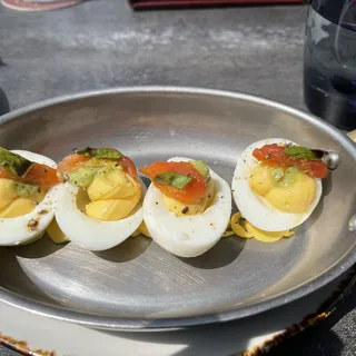 Avocado Deviled Eggs (GF) (V)