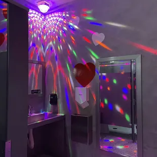 Club in bathroom