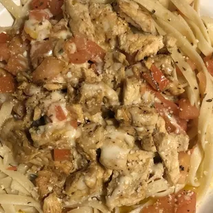 Bruschetta chicken pasta