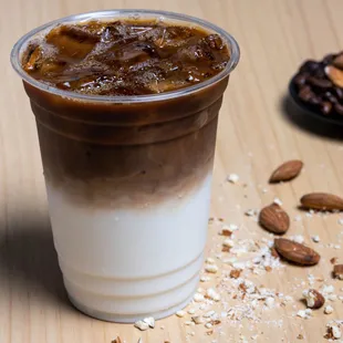 Almond Delight Latte (Roasted almond double-shot espresso latte)