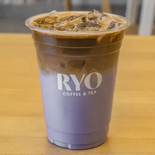 Violet Garden Latte (Ube double-shot espresso latte)