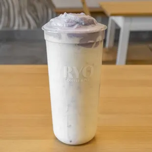 Taro Dream (Ice-blended taro with cheese foam)