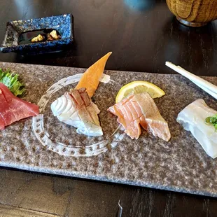 Ryoshin Omakase Sashimi - Bluefin Tuna, Kurodai, Iwana, and Madai