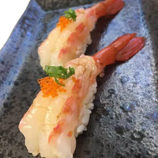 Amaebi (Sweet Shrimp) Nigiri (2pcs) w/head soup