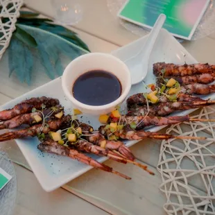 Jerk Shrimp Skewers