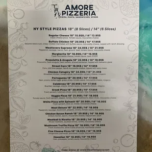 Menu :)