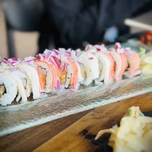 sashimi, sushi, sushi and sashimi, food