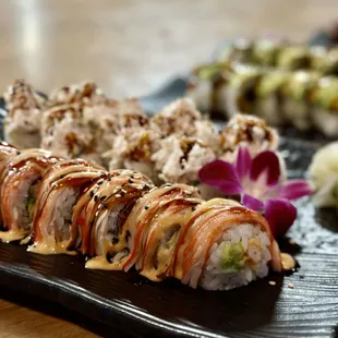 sashimi, sushi and sashimi, sushi, food