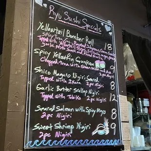 Keep an eye out for their specials board for new items!