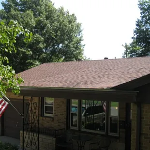 New roof and gutters.