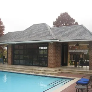 Pool house addition.