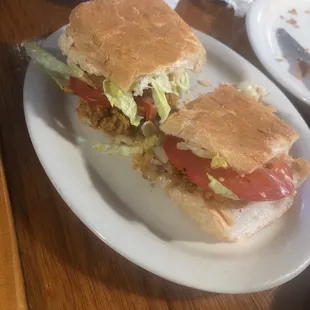 1/2 Oyster PoBoy