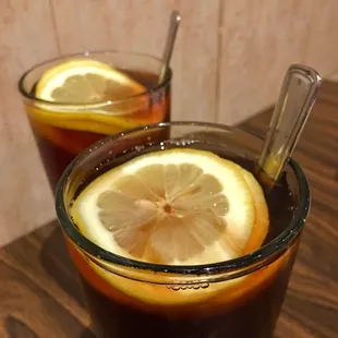 Ice lemon tea