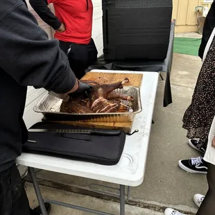 First fried/smoked turkey. It was amazing