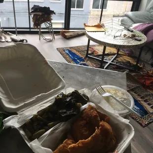 Food was delicious... sad they didn't have Mac and cheese. I will try again soon.