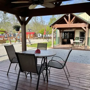 Patio outside the Marketplace