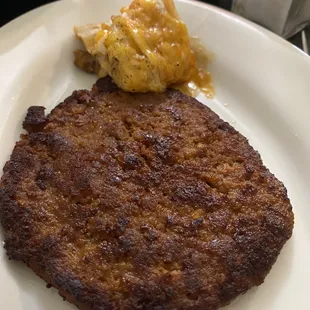 Hot sausage patty