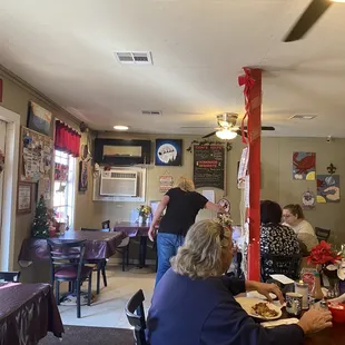Inside cafe