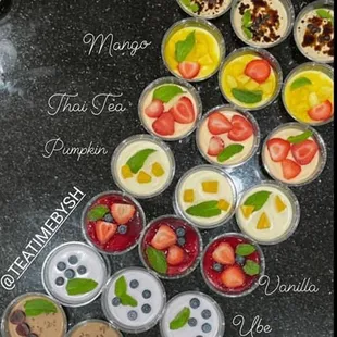 9 Flavors to order- keep counting xoxo