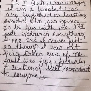 S &amp; I Auto Repair treats customers right with fair pricing and communication.