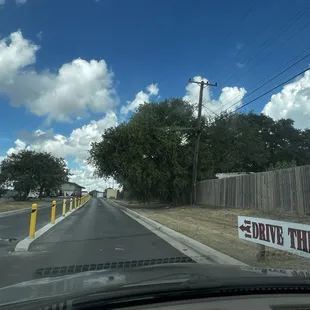 Drive Thru entrance
