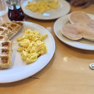 Waffle and 2 Eggs