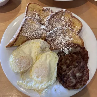 Waffle, 2 Eggs, and Bacon