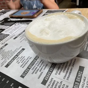 Cacahuates latte