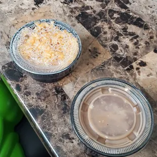 Thats how big the side of beans and rice are ‍