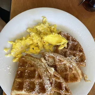 Waffle and 2 Eggs