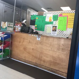 Front counter