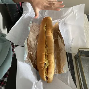 Massive Sandwich (Sausage, Egg, and Cheese)