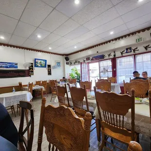 Inside the restaurant July 2023